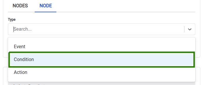 Choose Node for Condition
